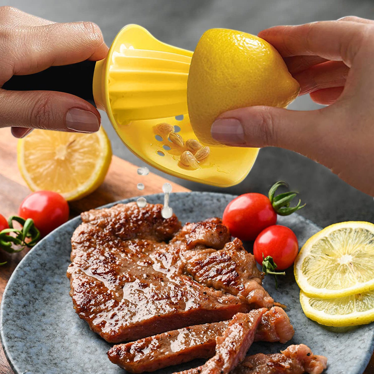 Manual citrus juicer size reference