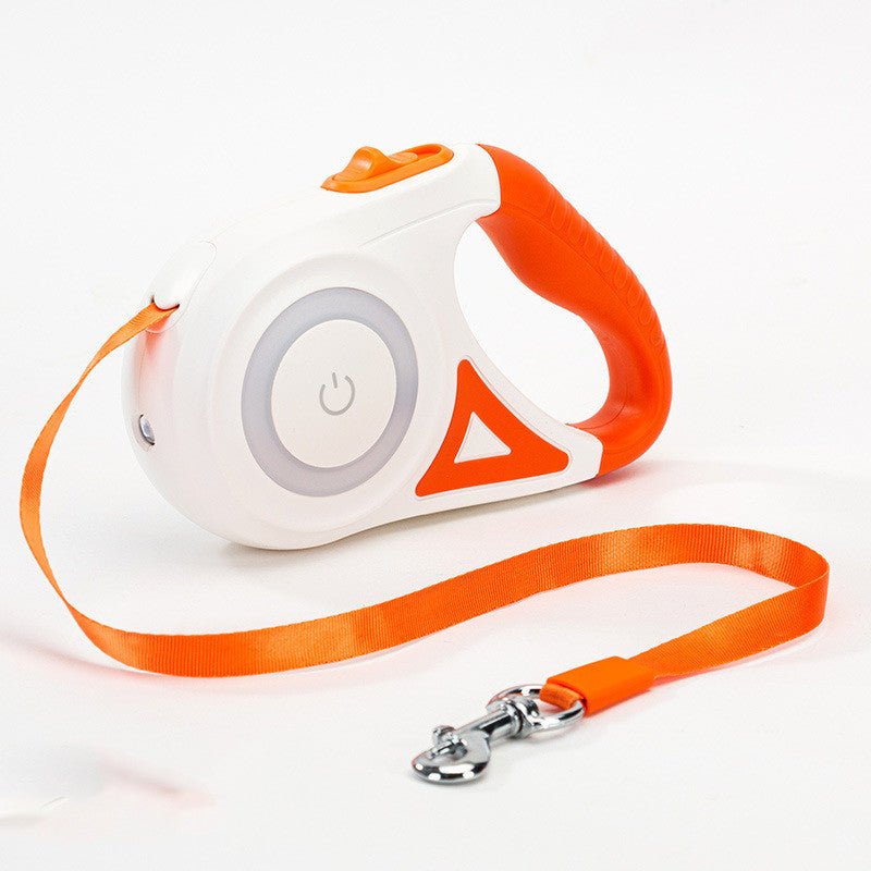 Retractable Dog Leash: Auto Extend with Optional Collar