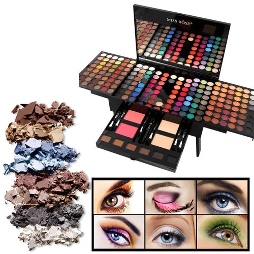 180-Color Eyeshadow Palette: Piano-Shaped Makeup Box