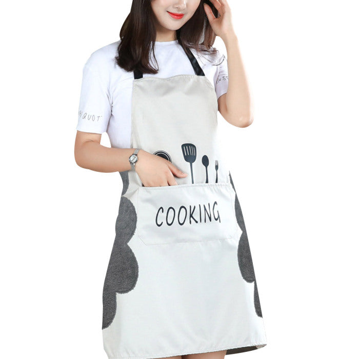 Kitchen apron grey