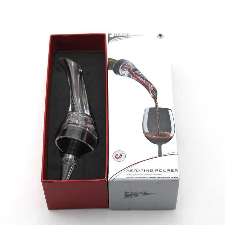 Wine aerator pourer black
