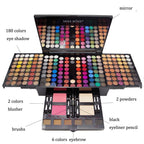 180-Color Eyeshadow Palette: Piano-Shaped Makeup Box