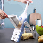 Vegetable slicer slicing vegetables