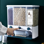 Grey rice storage box