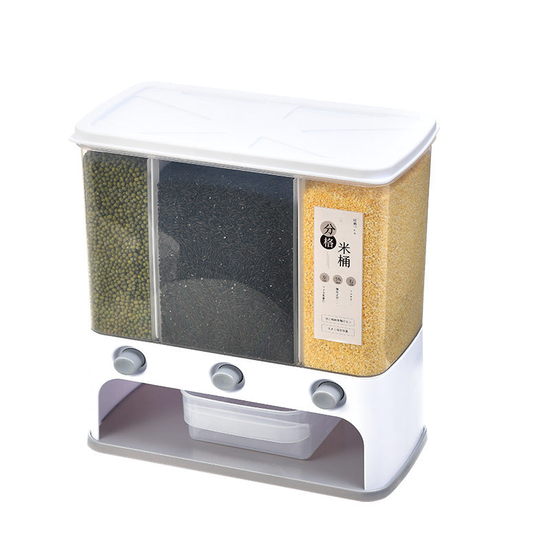 Sealed rice and grain storage box