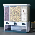 Rice storage box measuring cup