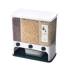 Blue rice storage box
