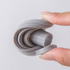 Silicone funnel in use pouring