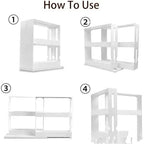 Spice rack with jars