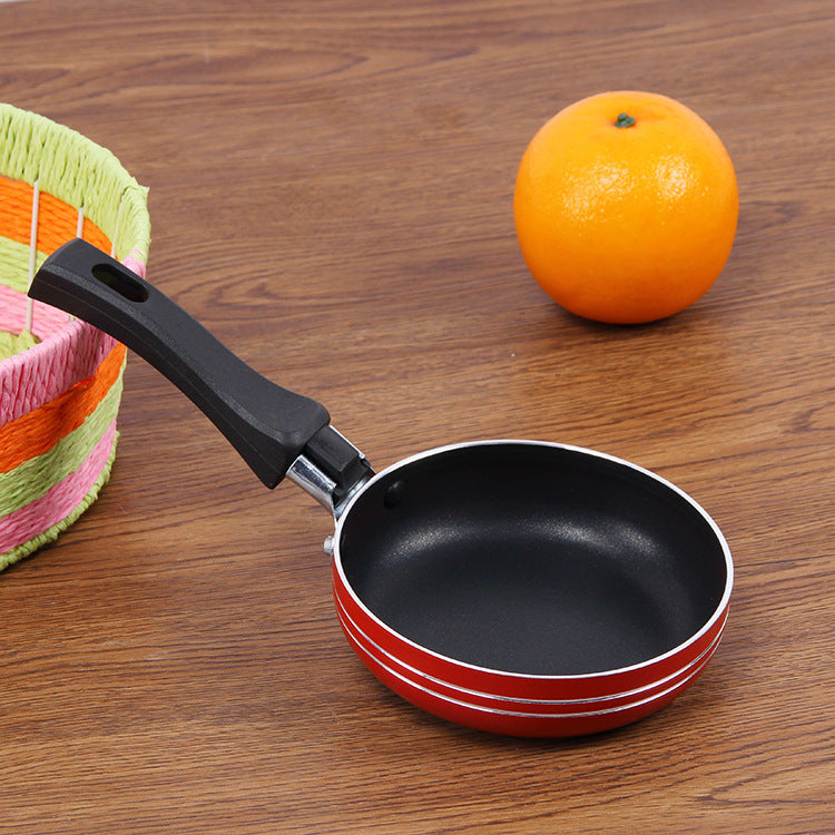 Mini non-stick frying pan, side view