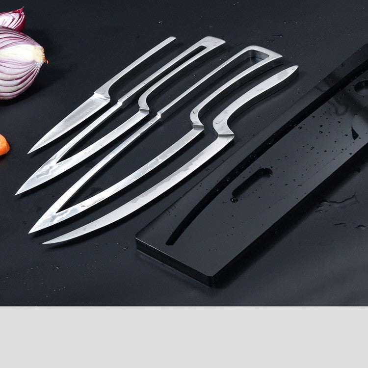Knife set closeup