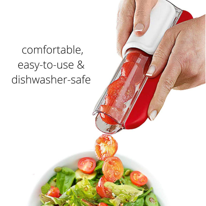 Slicer in use