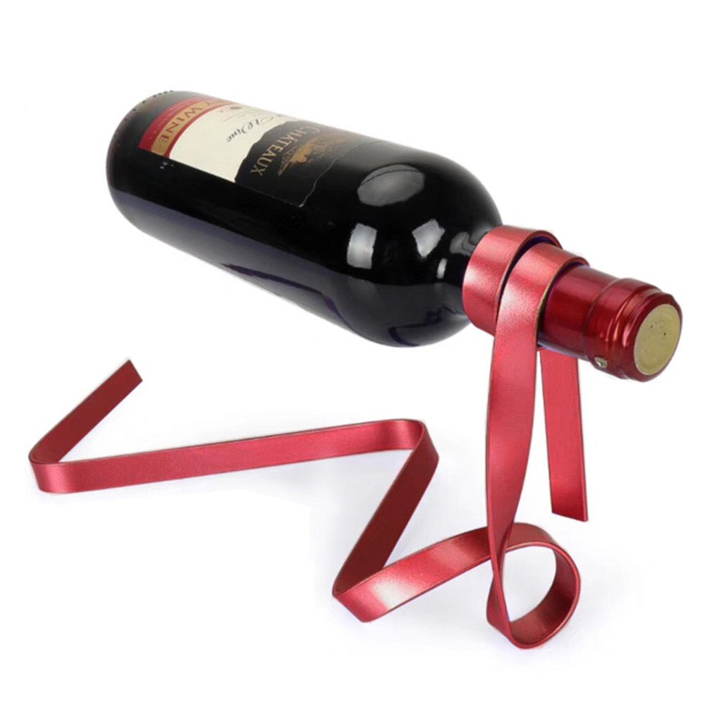 Floating wine bottle holder, full view
