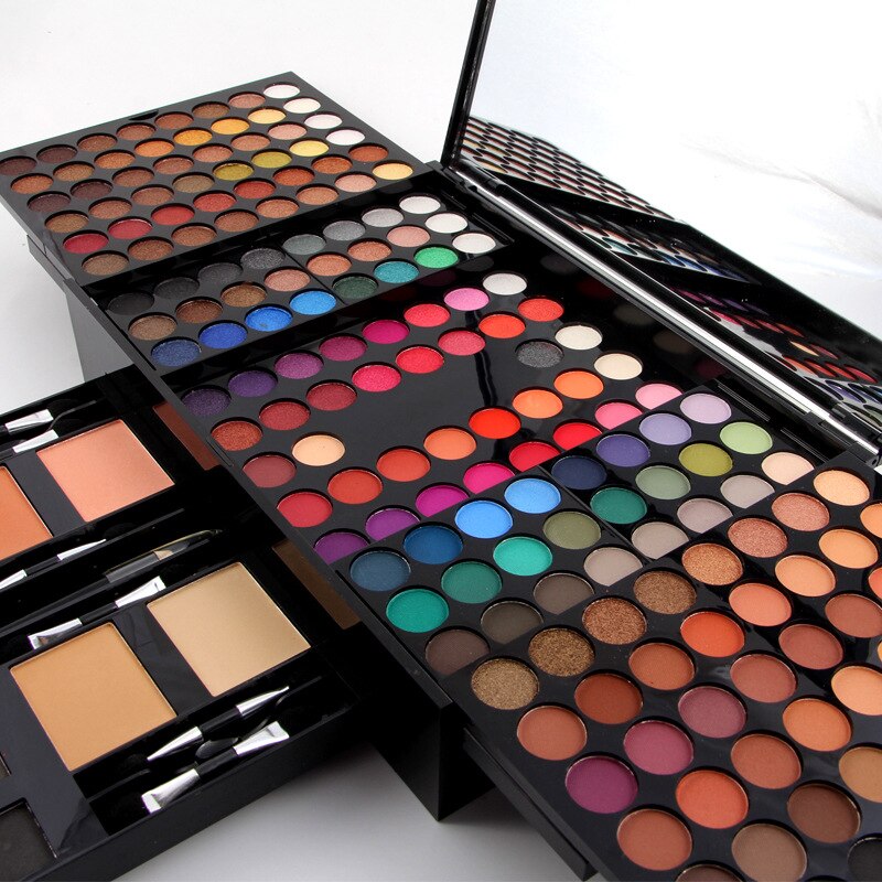 180-Color Eyeshadow Palette: Piano-Shaped Makeup Box