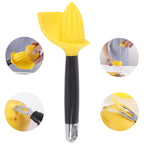 Manual citrus juicer zesting