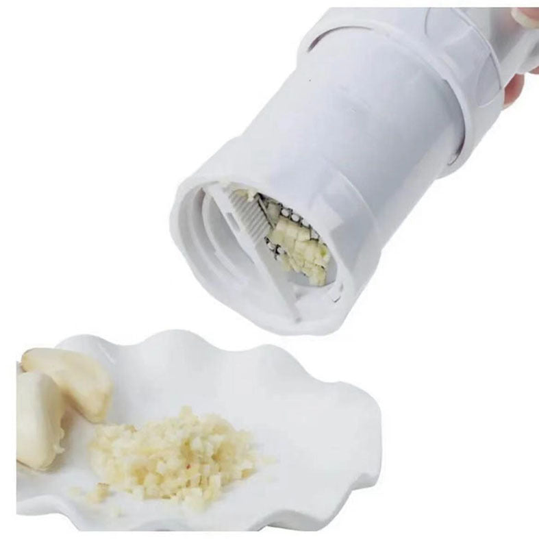 Garlic press open view