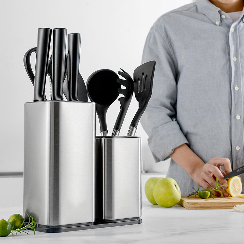 Knife holder on counter