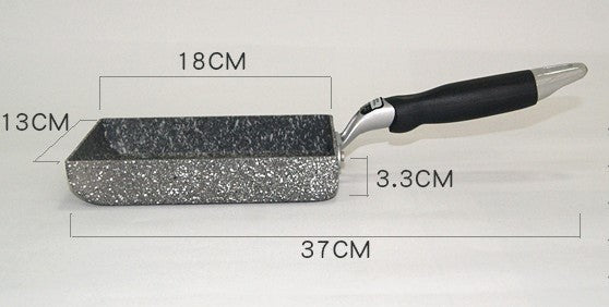 Frying pan handle detail