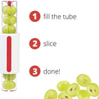 Tomato and grape zip slicer, green