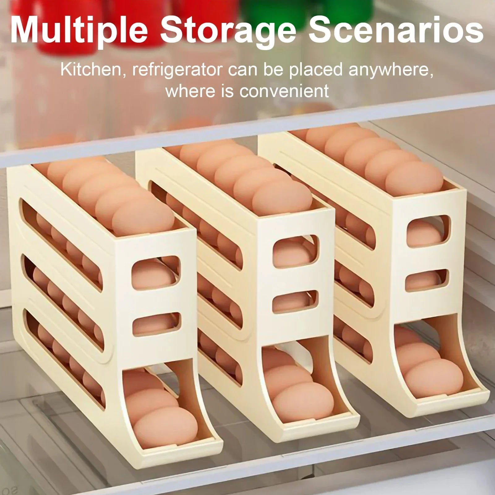 Egg tray filled with eggs