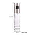 Glass oil dispenser 100ml cylindrical
