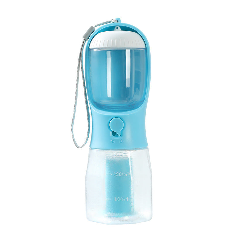 3-in-1 Pet Travel Cup: Water, Food & Waste Bag Holder