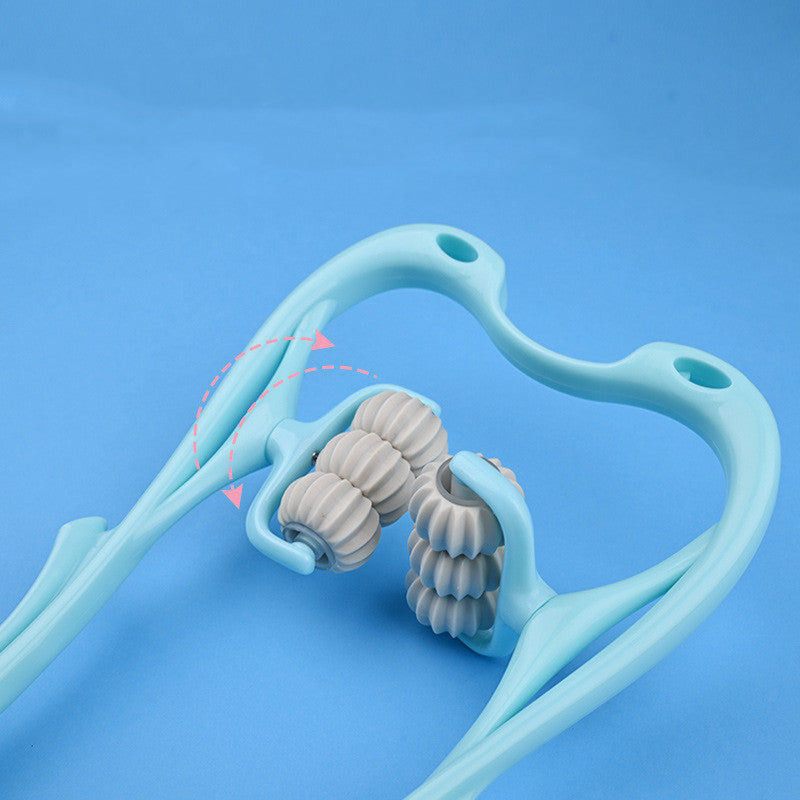 6-Roller Neck Massager: Deep Tissue Relief Tool