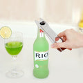 Stainless steel corkscrew and bottle opener tool