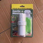 White chef-style garlic press