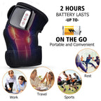 Heated Knee Massager Wrap: Vibration Therapy for Joint Pain