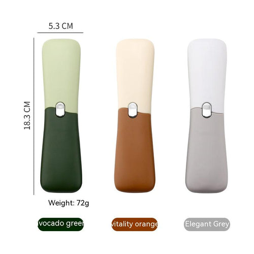 2-in-1 kitchen peeler elegant gray