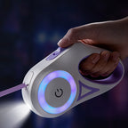 Retractable Dog Leash: Auto Extend with Optional Collar
