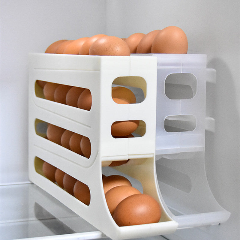 Egg tray in fridge