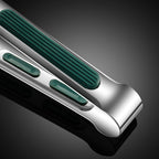 Stainless steel kitchen tongs with silicone handle