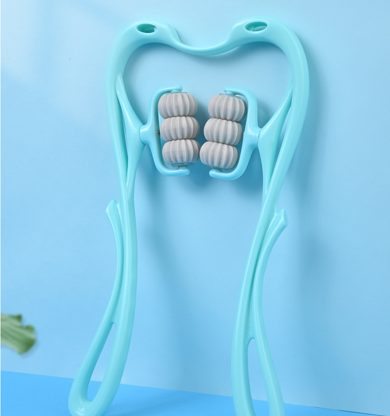 6-Roller Neck Massager: Deep Tissue Relief Tool