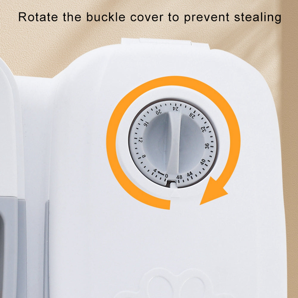 Automatic Pet Feeder: Timed Steel Bowl Dispenser