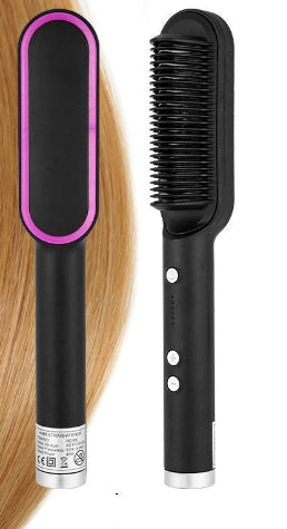 2-in-1 Hair Straightener & Curling Comb: Ionic Styler