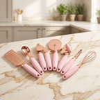 7-Piece Copper-Plated Kitchen Tool Set