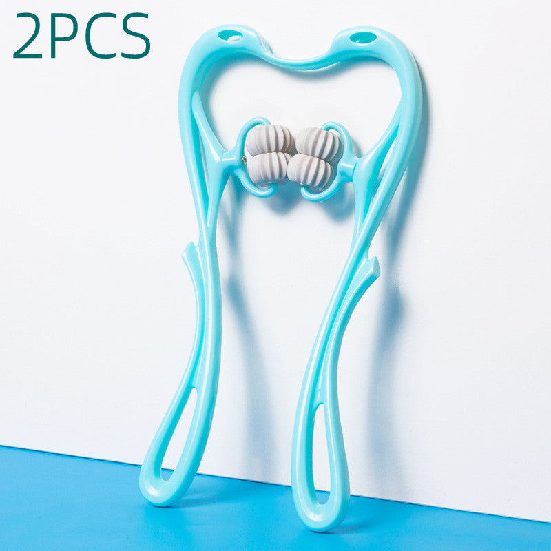 6-Roller Neck Massager: Deep Tissue Relief Tool