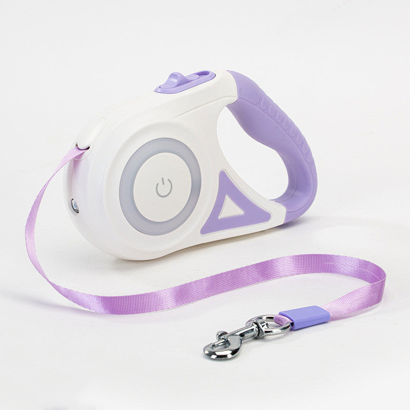 Retractable Dog Leash: Auto Extend with Optional Collar