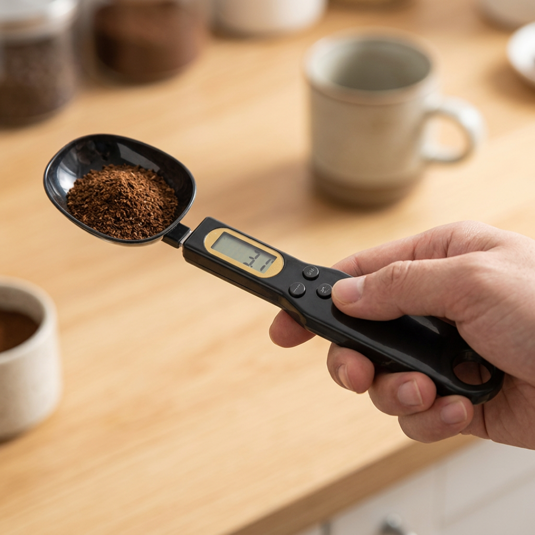 Digital Measuring Spoon Scale: LCD Display, Precision Gram Measuring