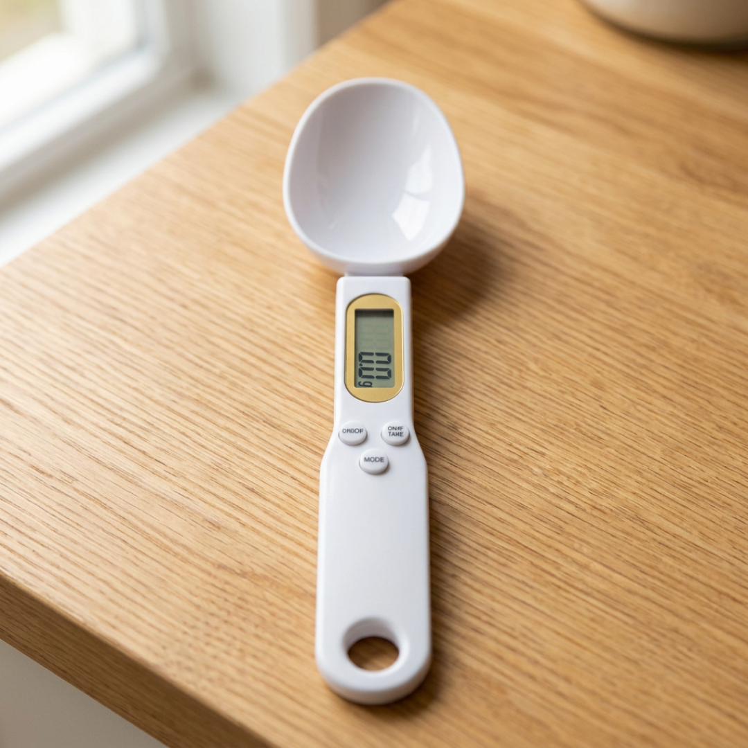 Digital Measuring Spoon Scale: LCD Display, Precision Gram Measuring