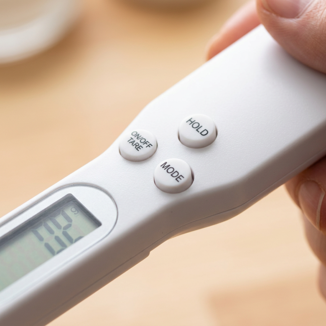 Digital Measuring Spoon Scale: LCD Display, Precision Gram Measuring
