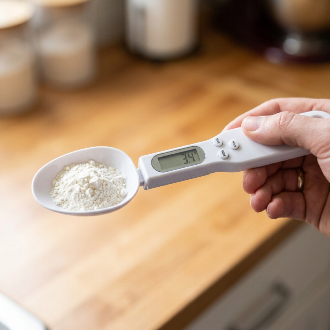 Digital Measuring Spoon Scale: LCD Display, Precision Gram Measuring