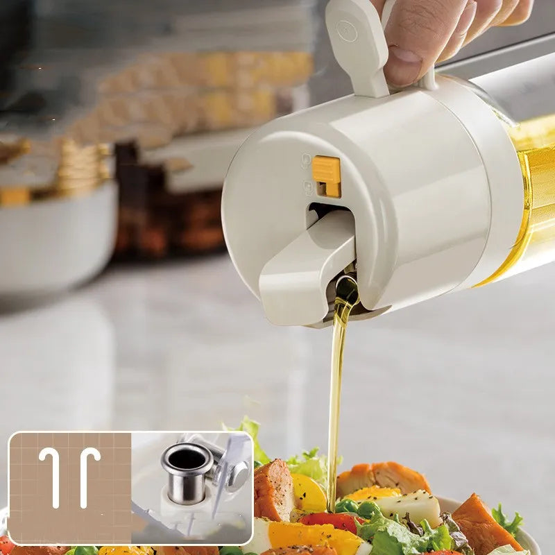 2-in-1 Oil Sprayer & Pourer Bottle detail view - Stezly
