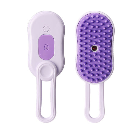 Steam Pet Brush: 3-in-1 Spray Massage Grooming Comb