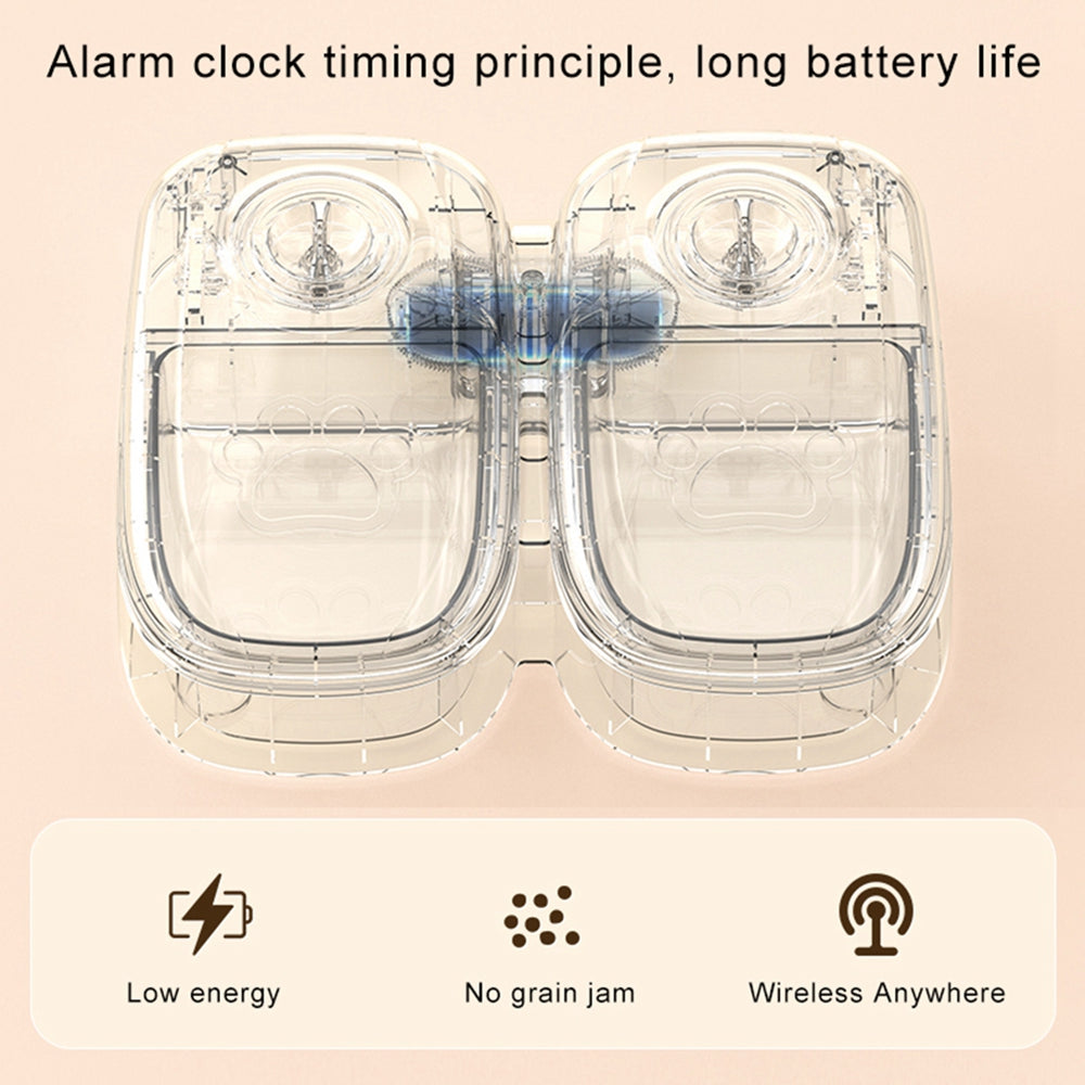 Automatic Pet Feeder: Timed Steel Bowl Dispenser