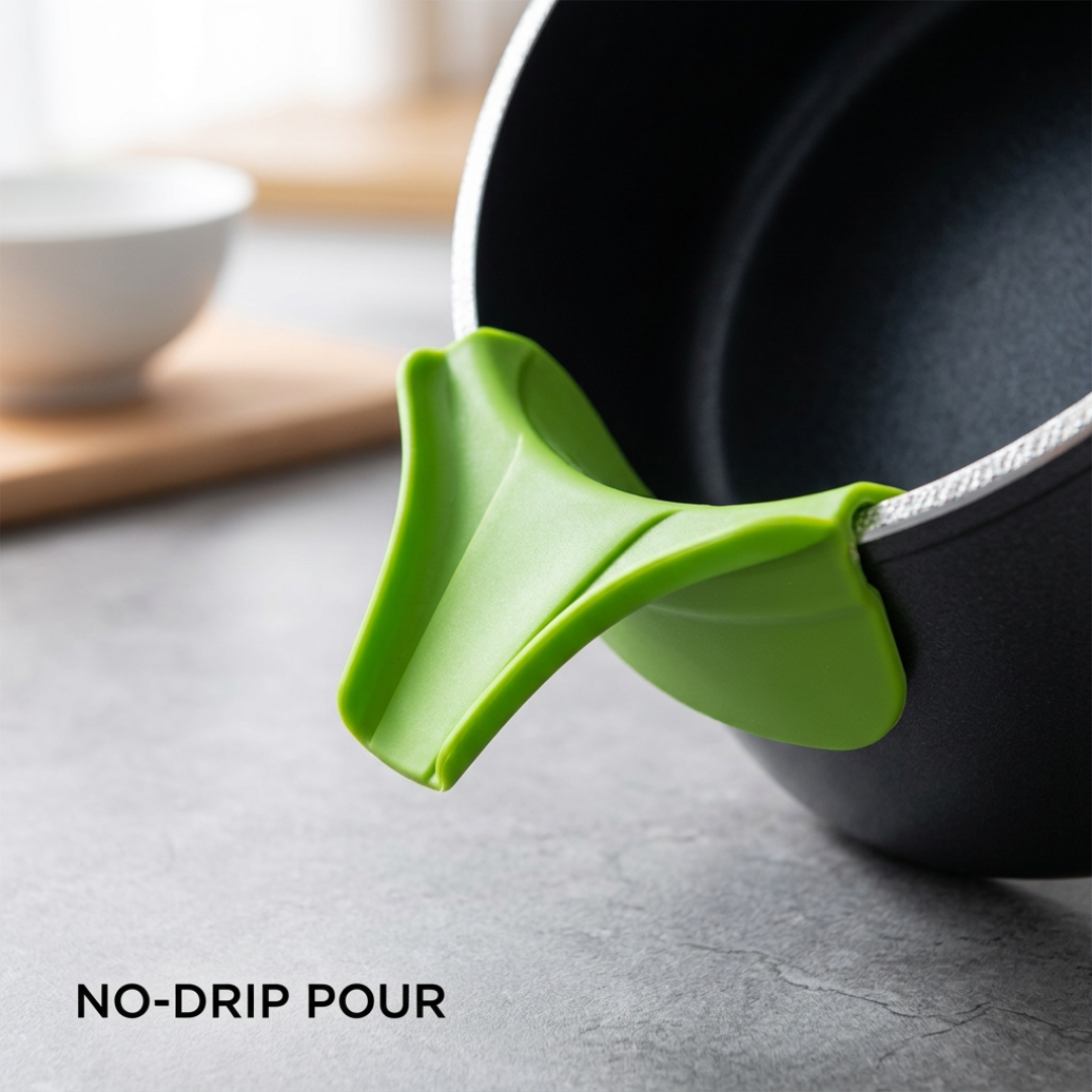 Silicone Pot Pour Spout: No-Drip Edge Guide