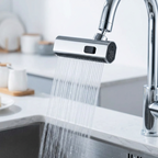 Waterfall Faucet Aerator: 360° Splash-Free Kitchen Nozzle
